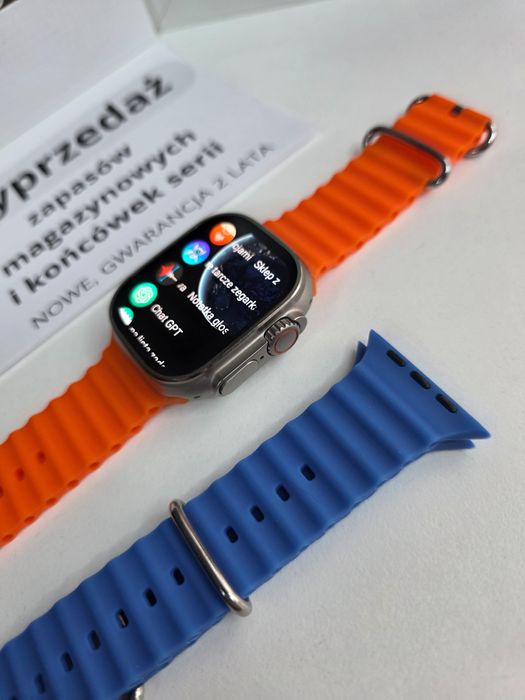Smartwatch HK Ultra3 – nowość 2025, AMOLED 2,12”, 2 paski, nowy