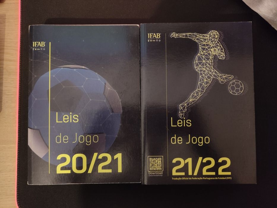 Livro IFAB Leis de jogo futebol
