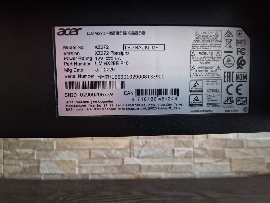 Monitor 27 cali acer