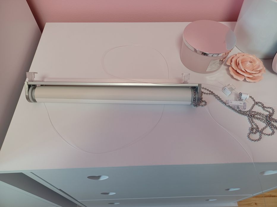 Roleta dzień noc popielata jak nowa