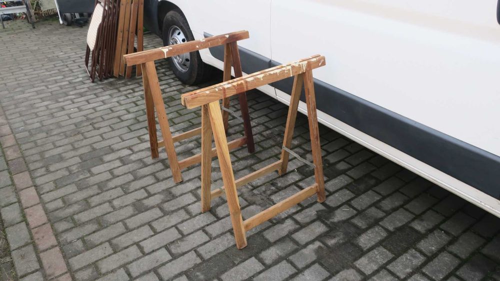 Kobyłki drewniane 2 sztuki