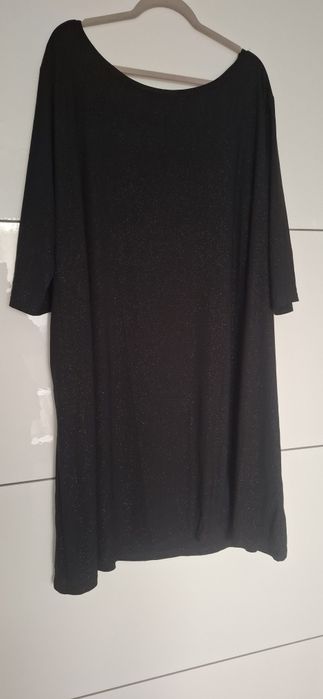 Czarna sukienka 5XL 50-52 duży rozmiar