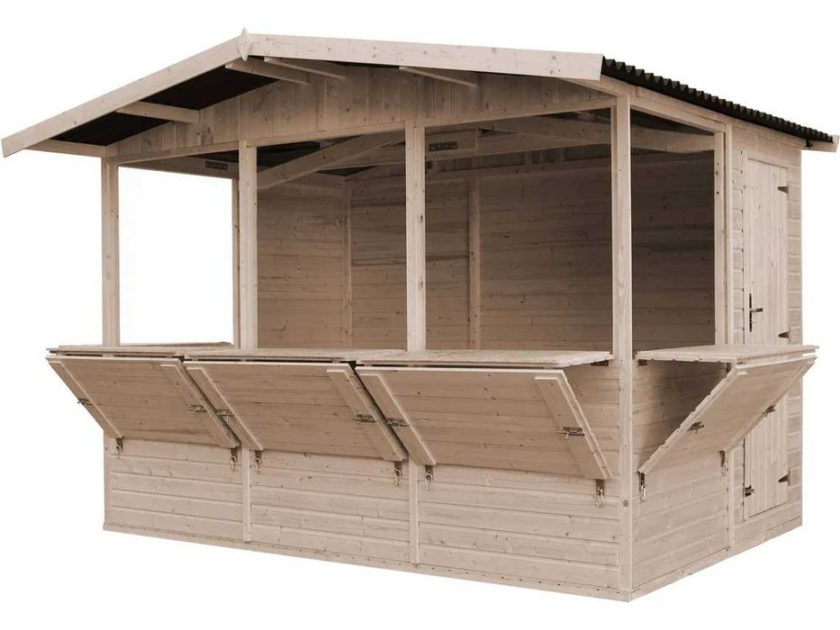 Vendo Quiosque em madeira M150B – 303 x 199 cm – 6 m2