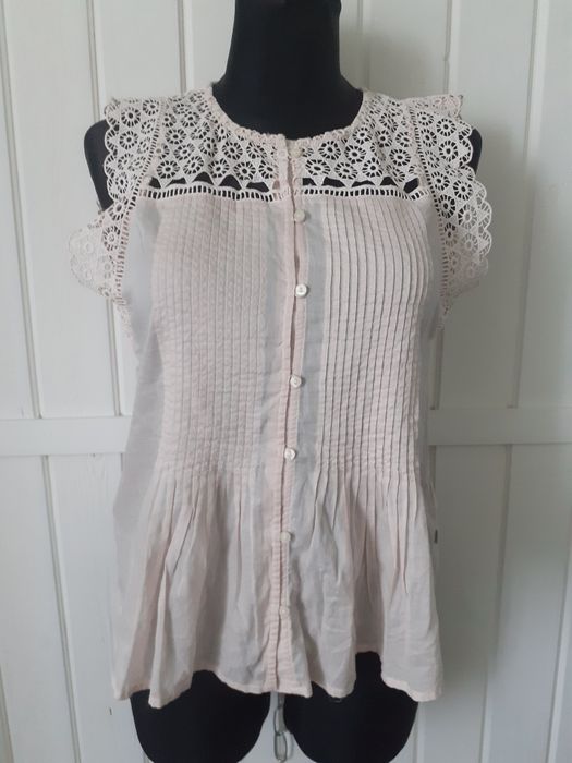 Bluzka pudrowy róż S/M