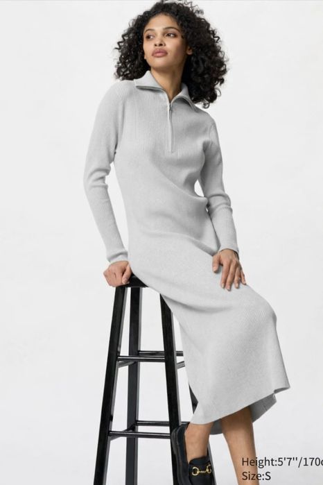 Довга сукня в рубчик Uniqlo