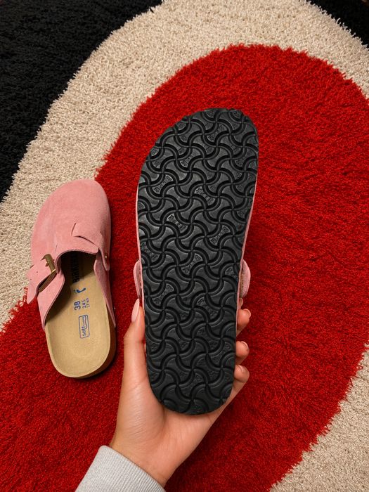 Sandalias birkstock cor de rosa ,38