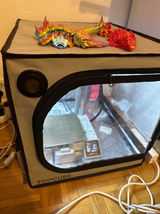 Bambu Lab A1 mini + obudowa (TOPCUBE) | Stan jak nowy | Gwarancja