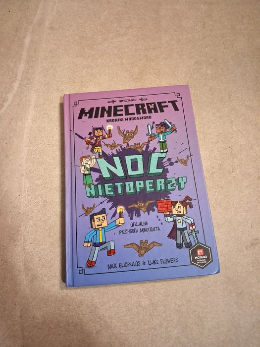 Książka minecraft kroniki woodsword noc nietoperzy po polsku