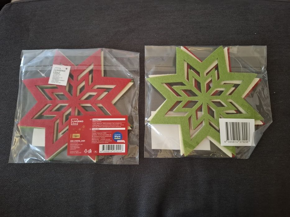 Świąteczne podkładki filcowe