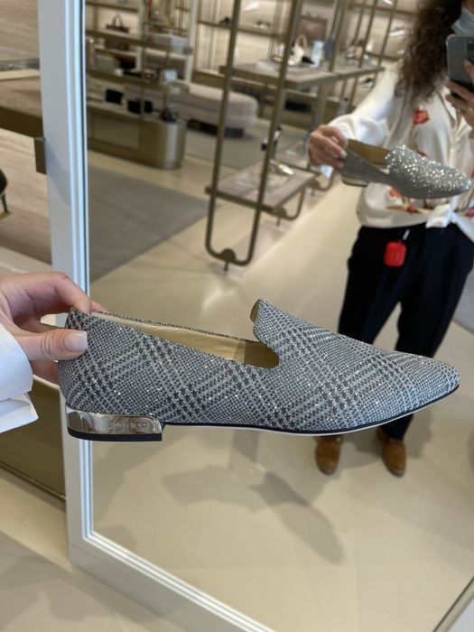 Лофери - срібні Jimmy Choo Оригінал