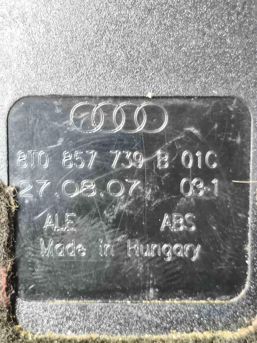 Encaixe de Cinto Trás Direito AUDI A5