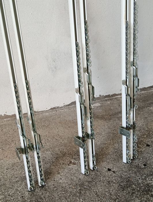 Réguas duplas para sanefas