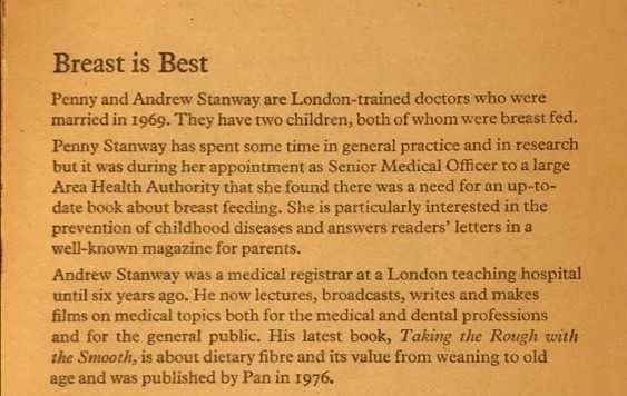Breast is Best - Penny, and Andrew Stanway