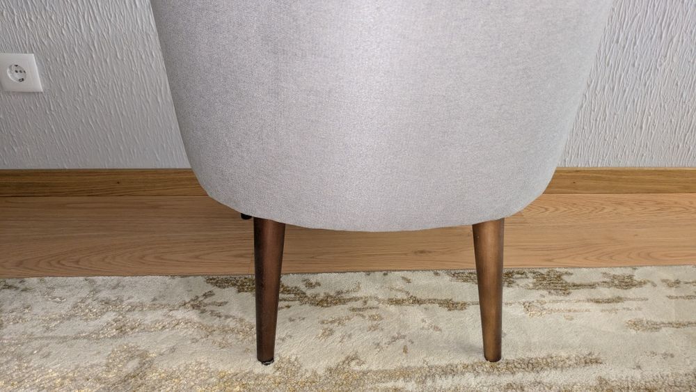 Cadeira Sala Cinzenta Clara