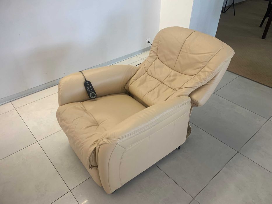 Hukla skórzany fotel z super masażem