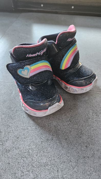 Осінні черевички Sketchers 22 розмір з підсвіткою