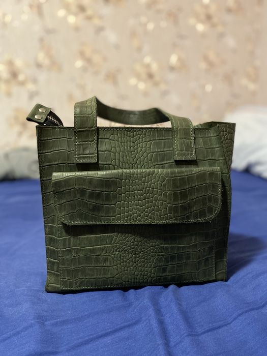 Сумка,  натуральна шкіра