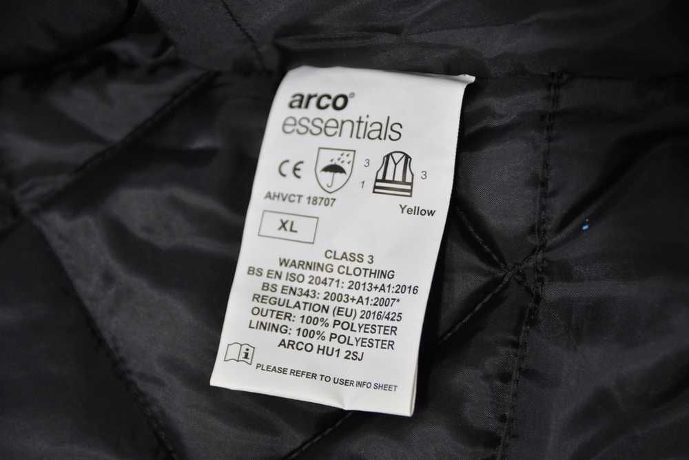 ARCO ESSENTIALS XL męska kurtka odblaski  ocieplana kaptur workwear r2v  TOCSAM