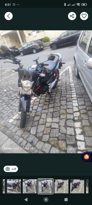 Mota Cb125 f ótimo estado