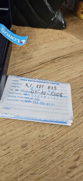 Zegarek Męski Lorus zestaw