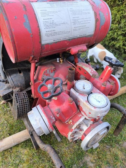 Motopompa strażacka Ziegler silnik vw Garbus