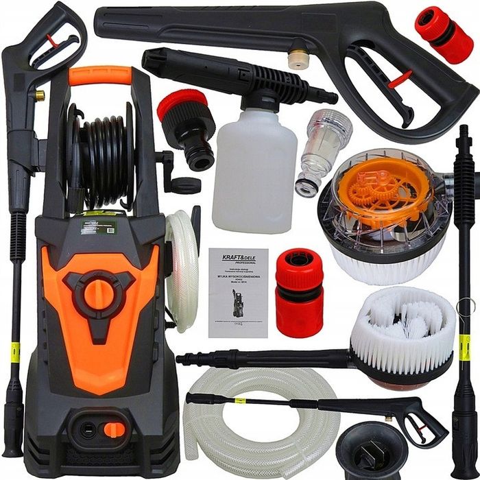 Мойка высокого давления KRAFT&DELE KD432 Мощная, с алюминиевым насосом