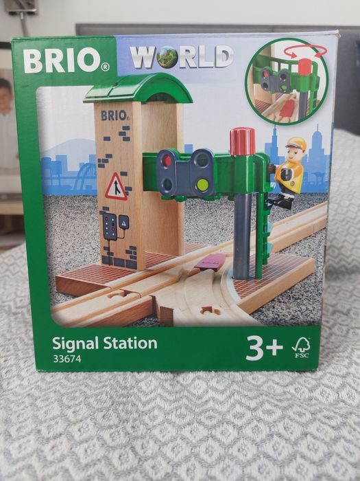 Brio 33674 zwrotnica z sygnalizacją