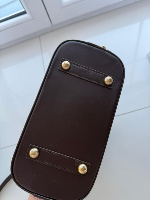 Torebka louis vuitton LV neverfull do ręki brazowa z paskiem