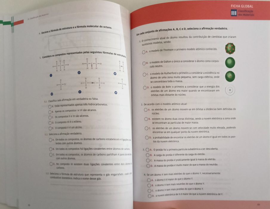 "Caderno de Atividades 100% CN - Ciências Naturais, 8.º Ano"