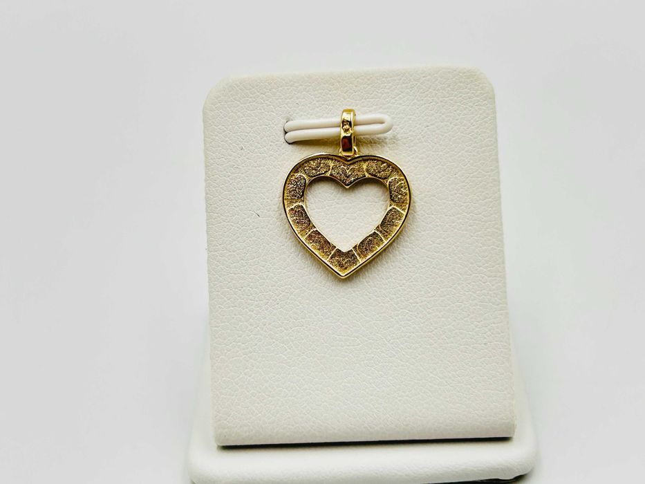 Złota zawieszka Serce 1,15g PR.585 14K