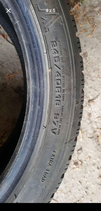 Opony zimowe dunlop 245/40R18