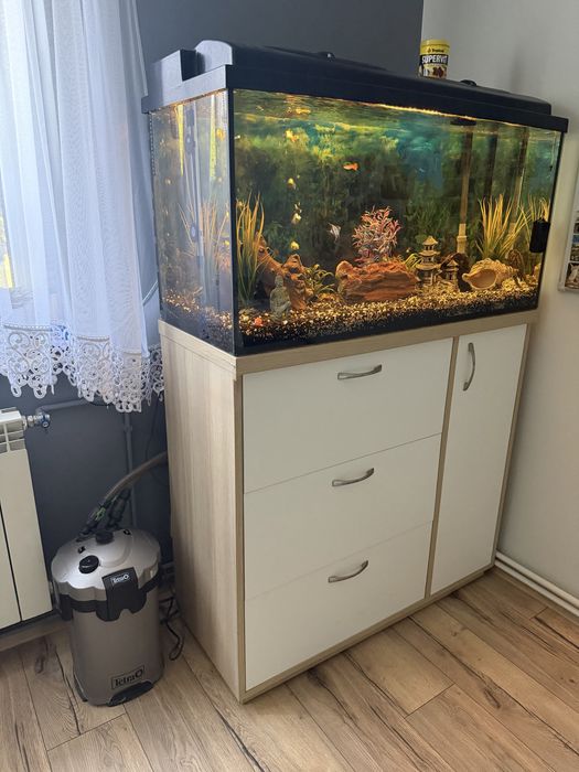 Akwarium 200l, pompa i grzałka