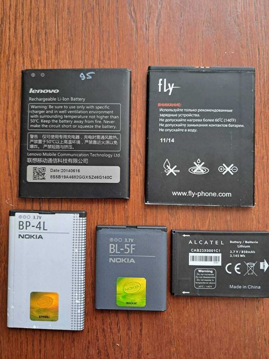 акумулятор батарея nokia  samsung