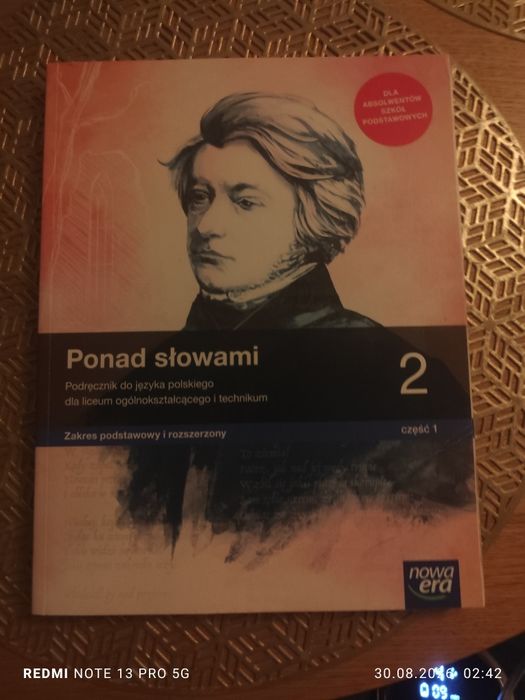 Ponad słowami 2 zakres podstawowy i rozszerzony