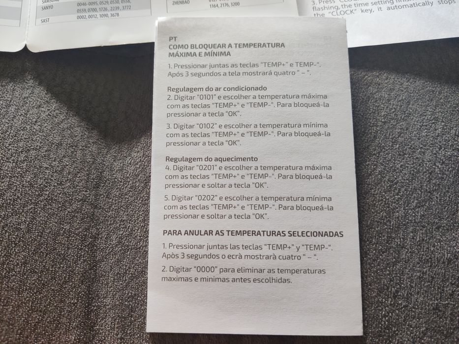 Comando Ar Condicionado Universal