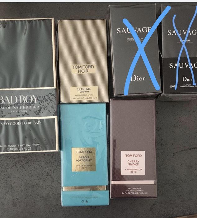 Perfumy męskie 100 ml. I 125ml.