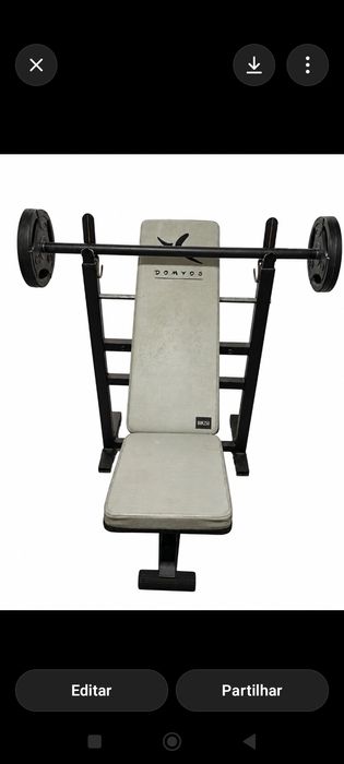 Banco de musculação mais elíptica