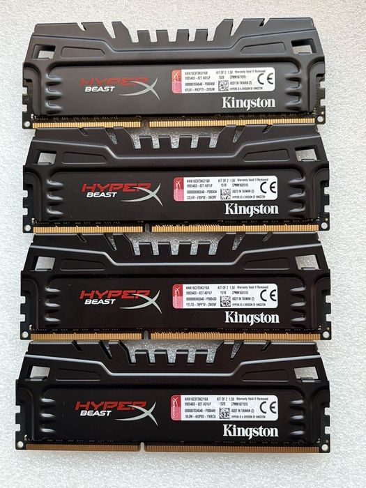 Kingston 32GB DDR3 1600MHz  KHX16C9T3K2/16X