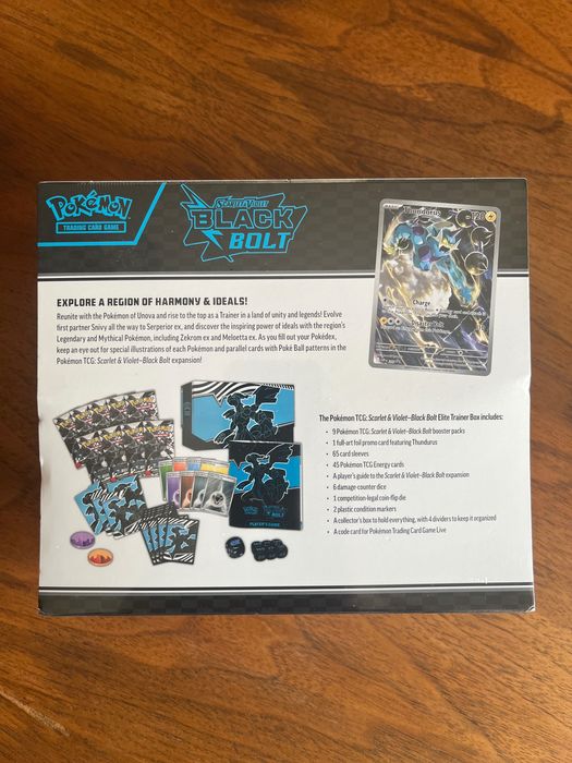 Pokémon “Black Bolt” Elite Trainer Box