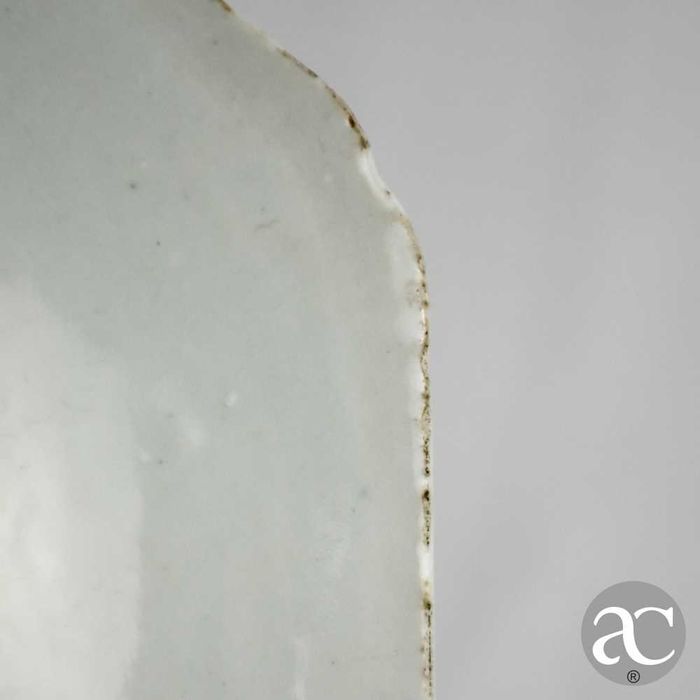 Travessa porcelana da China, decoração Cantão, Qianlong, séc. XVIII