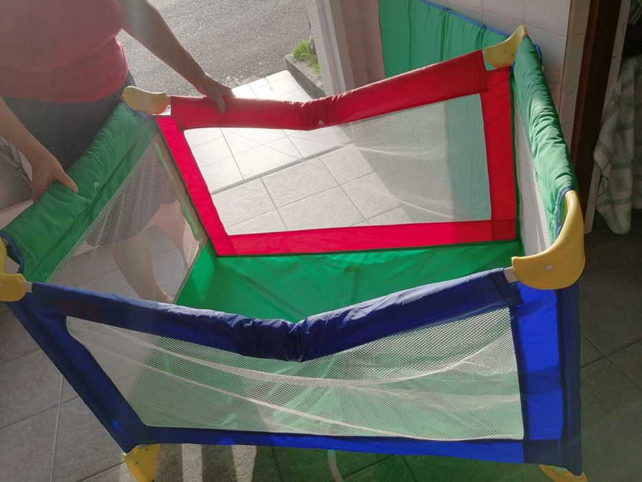 cama viagem/parque Pré natal c/ saco cama