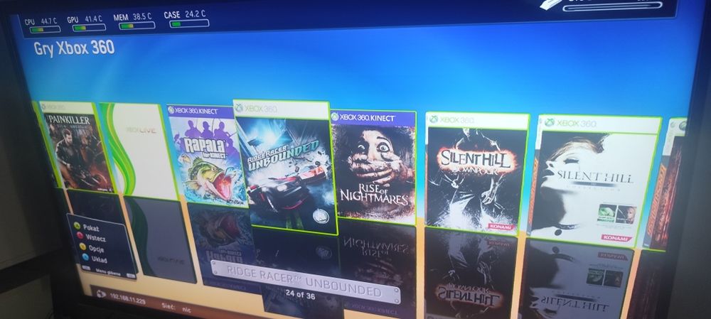 Xbox 360 slim 250 rgh3 lt pad po spa