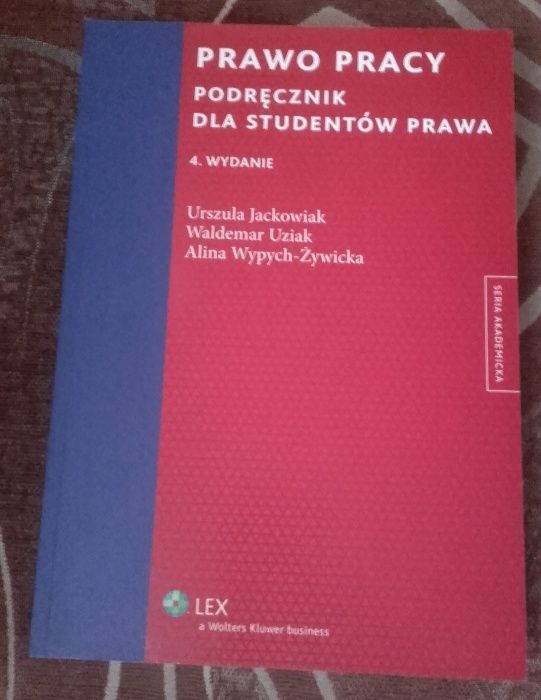 Prawo pracy podręcznik Jackowiak 4 wydanie Lex Wolters