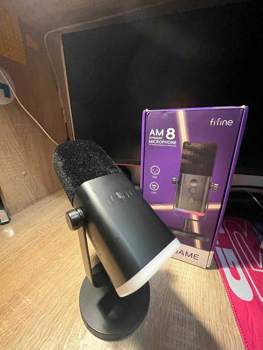 Динамічний мікрофон Fifine AM8 USB-C/XLR