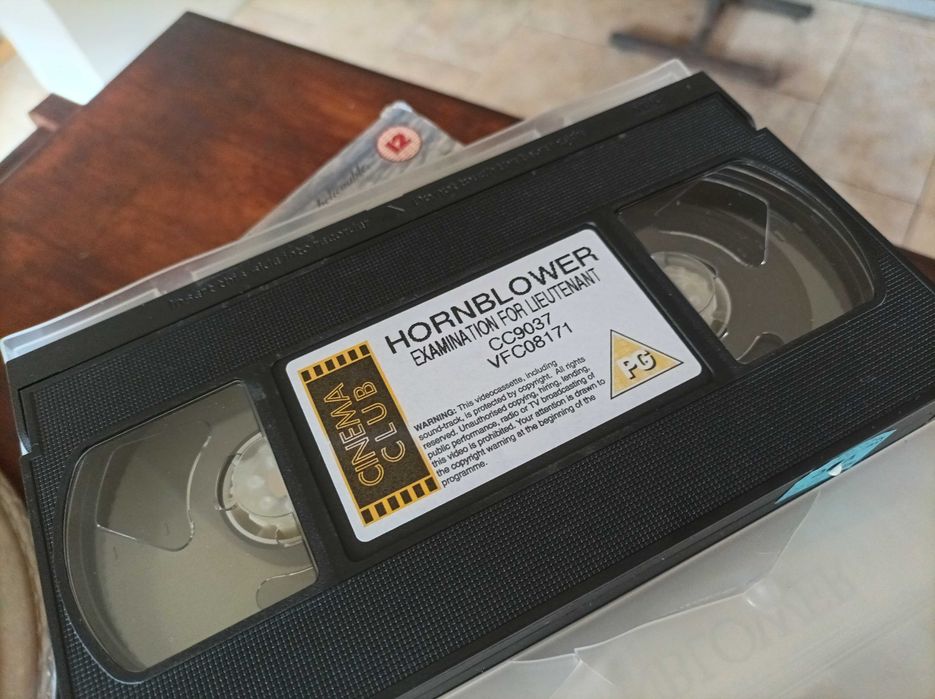 Hornblower oryginalna seria kaset VHS film na pods książki Forestera