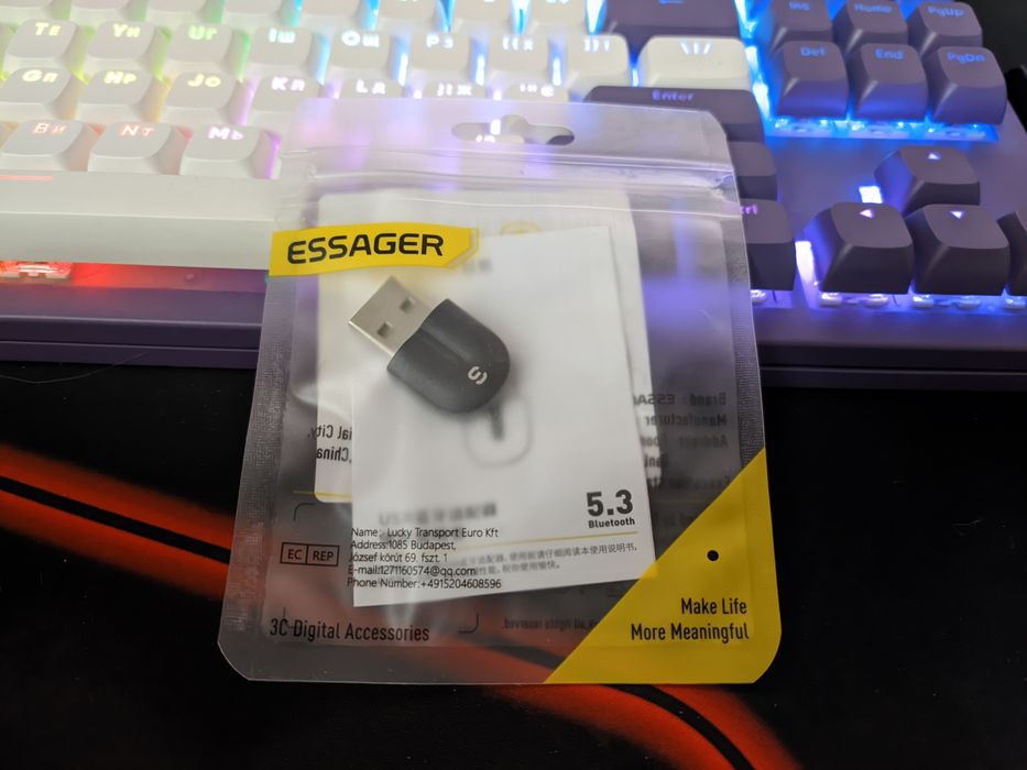 Bluetooth-адаптер Essager EBT53-BH01-P