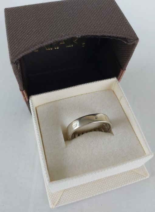 Srebrny Pierścionek Ażurowy Rozmiar 18 Średnica 18,4mm Próba 925