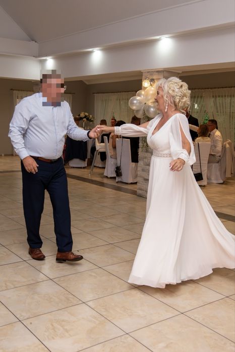 Suknia ślubna boho 42