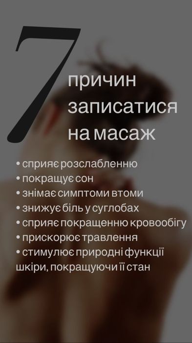 Професійний масаж.Депіляція.