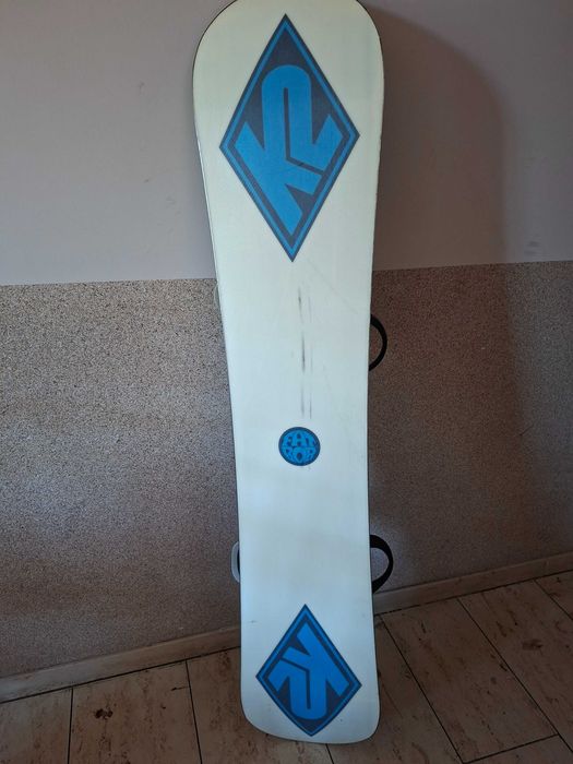 Snowbord K2,buty Salomon.